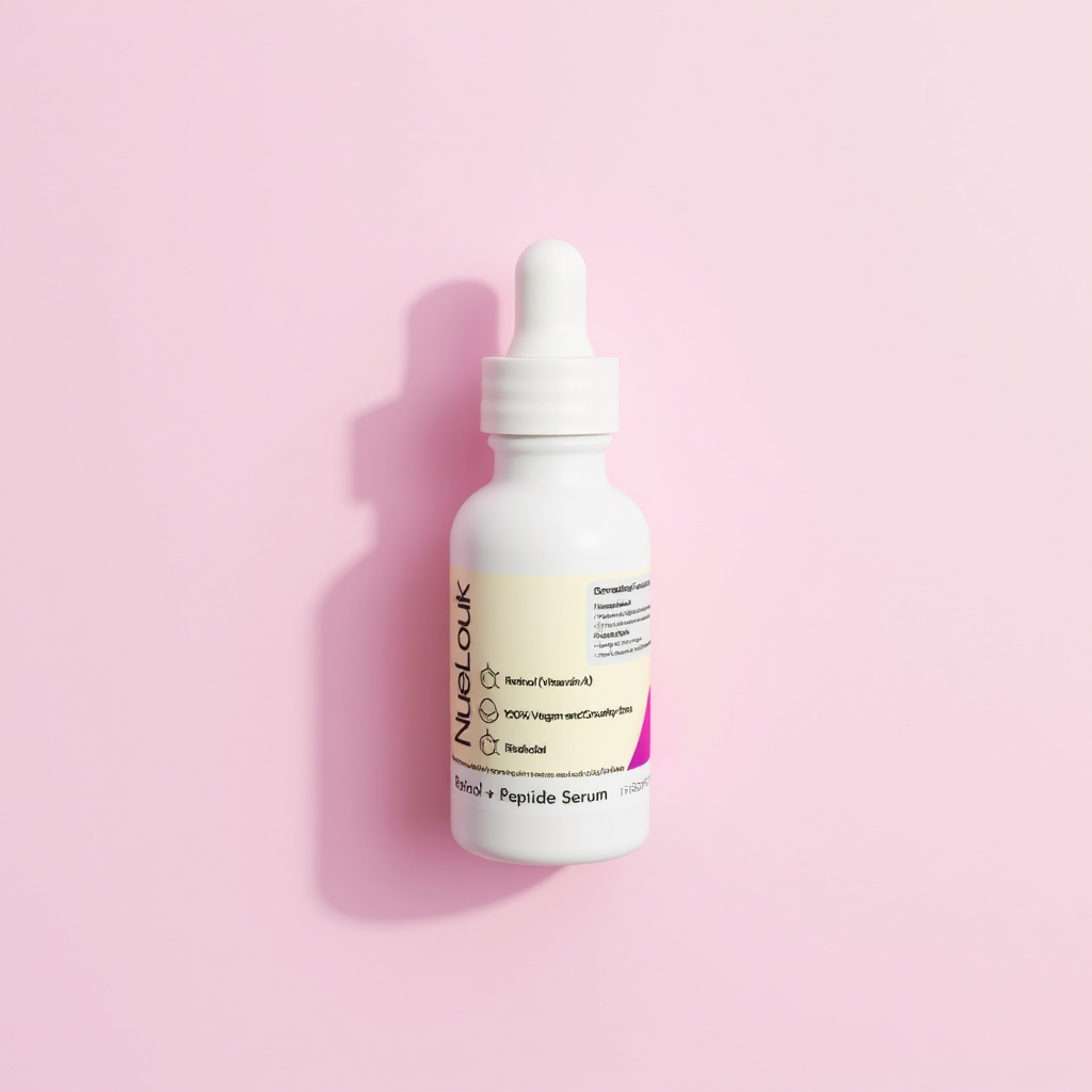 Retinol and Peptide Face Serum, 1oz