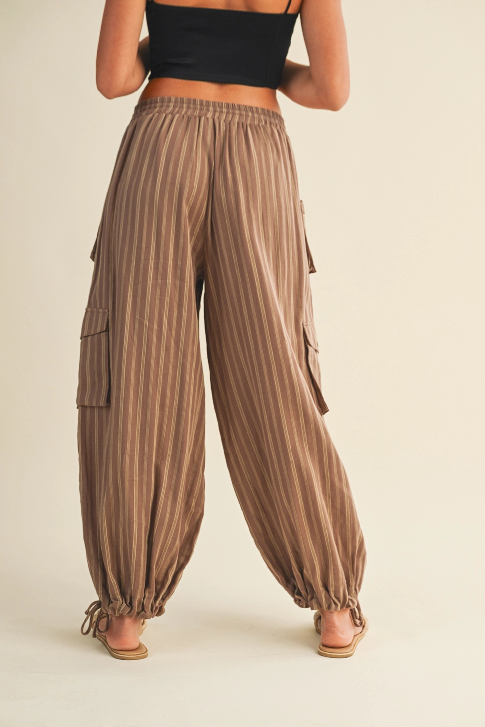 Striped Cargo Pant
