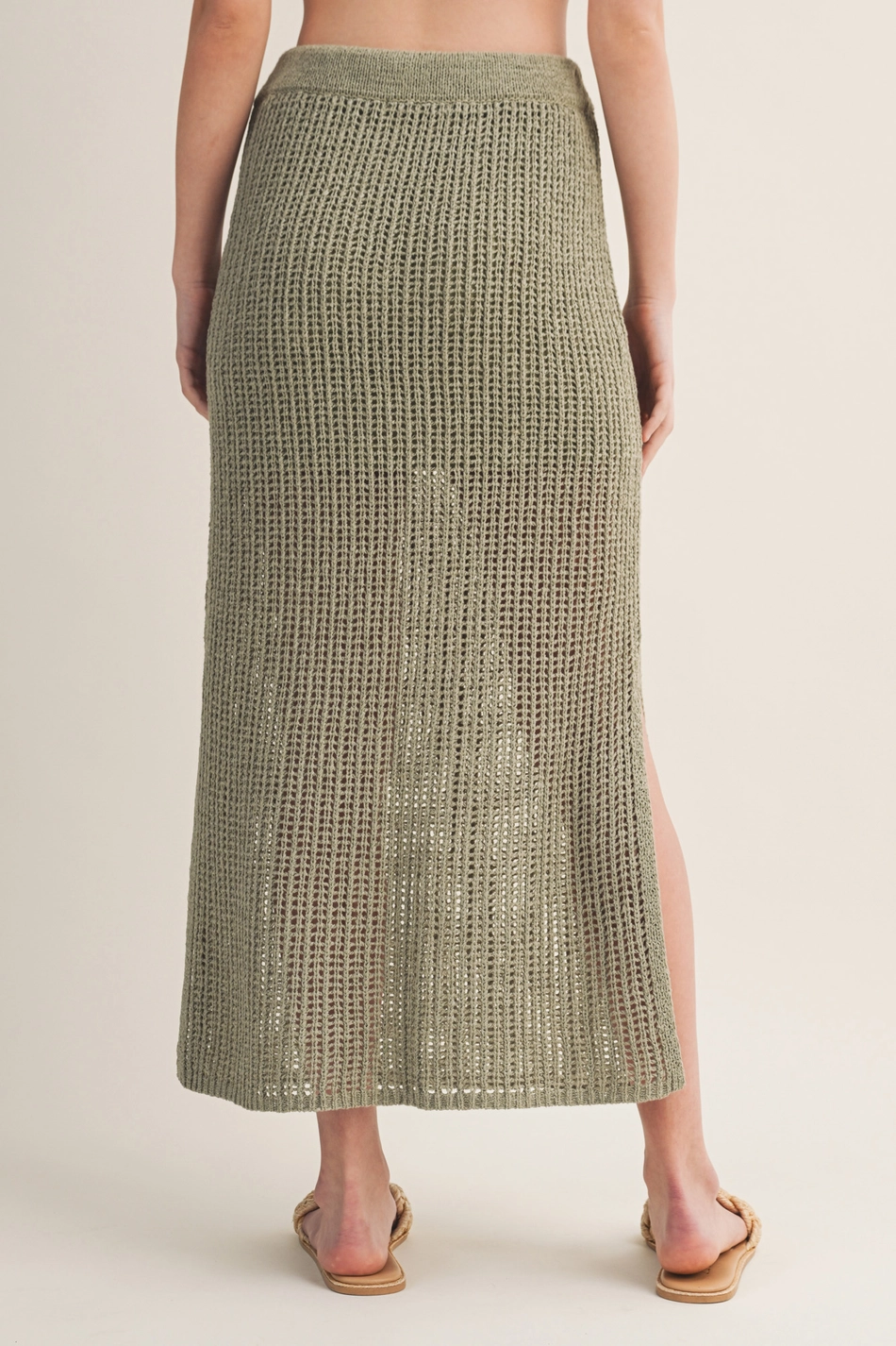 Crochet Drawstring Skirt