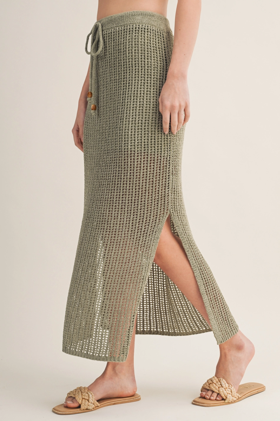 Crochet Drawstring Skirt