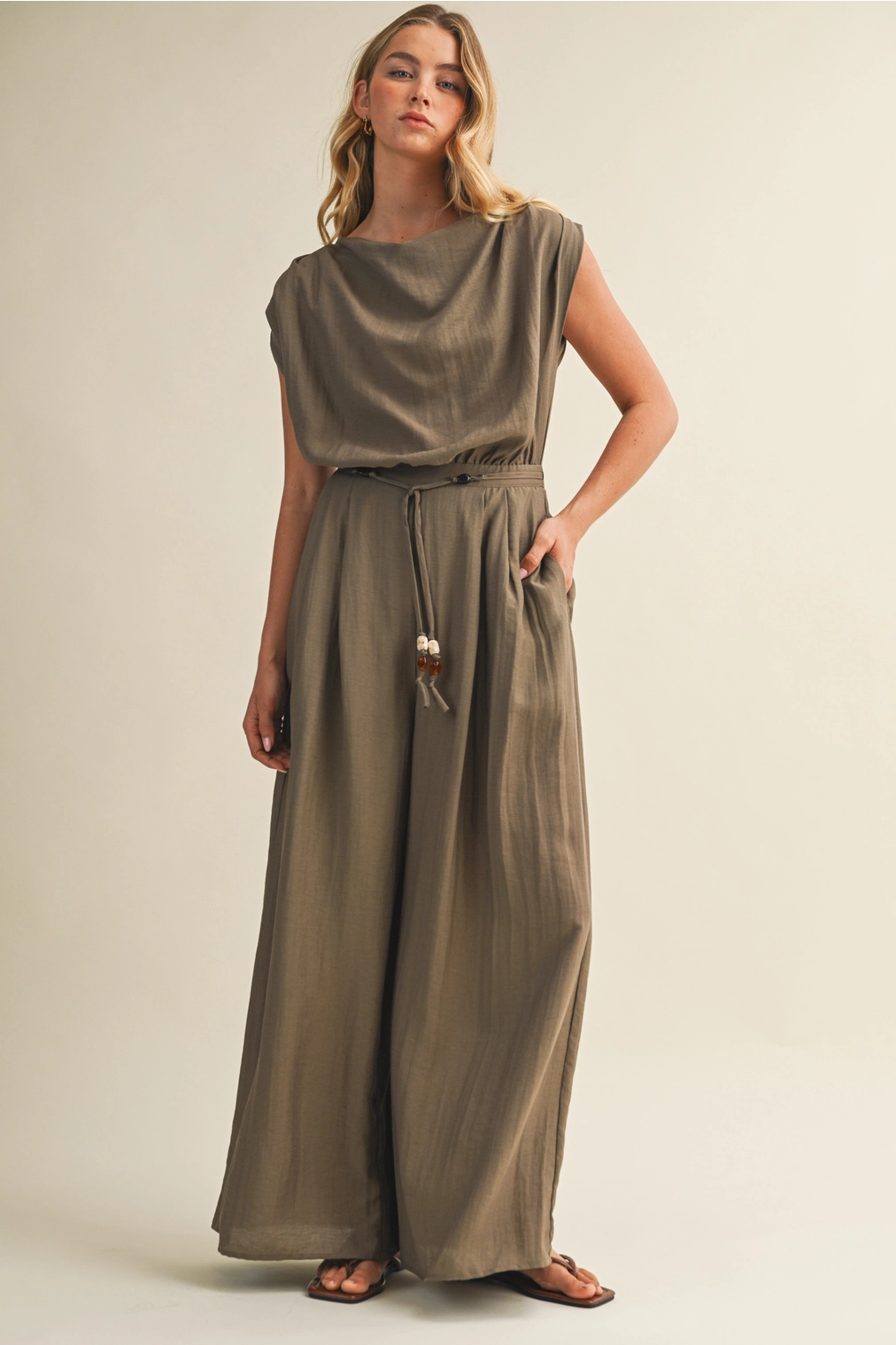 Dune Sleeveless Jumpsuit